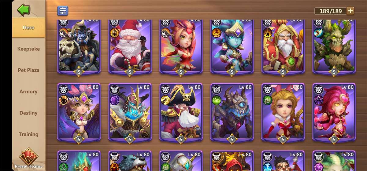 Game account sale Castle Clash