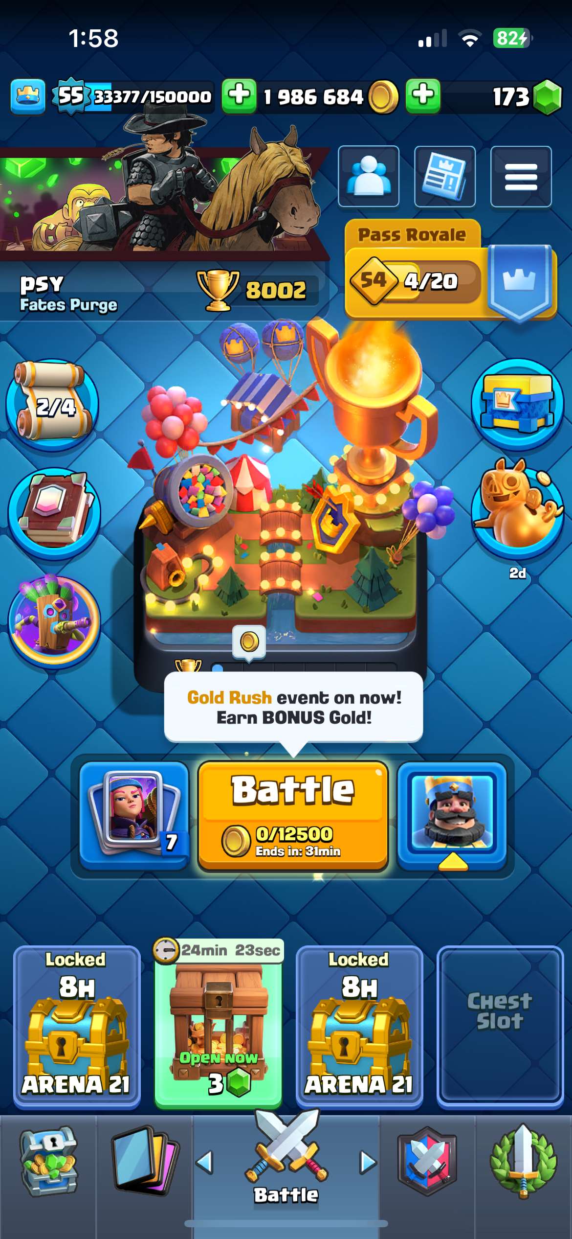 Game account sale Clash Royale