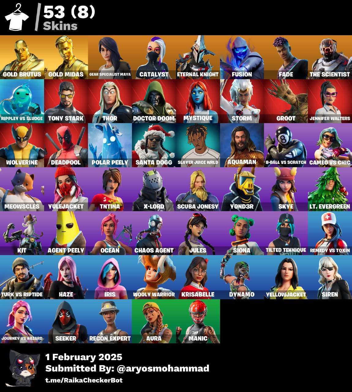 Game account sale Fortnite