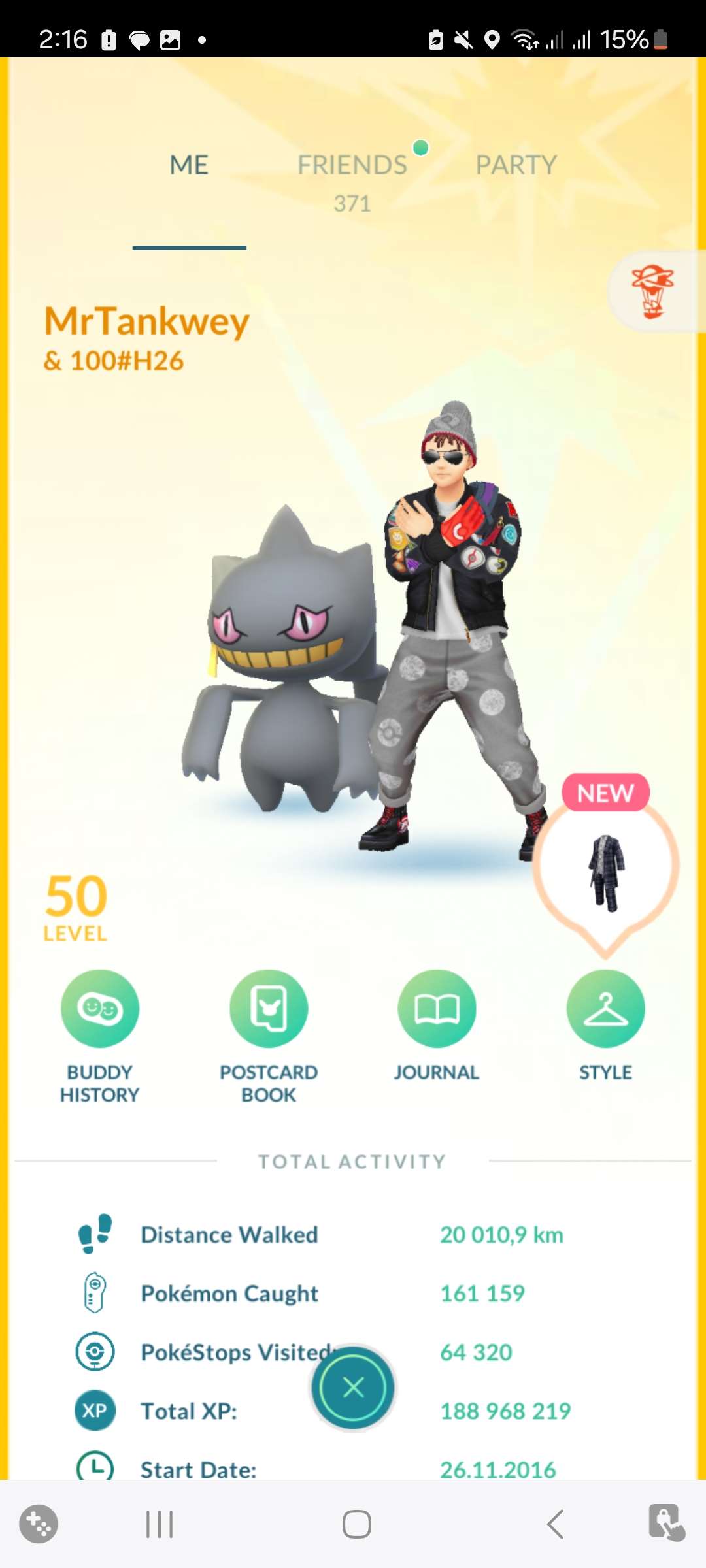 Game account sale Pokemon GO