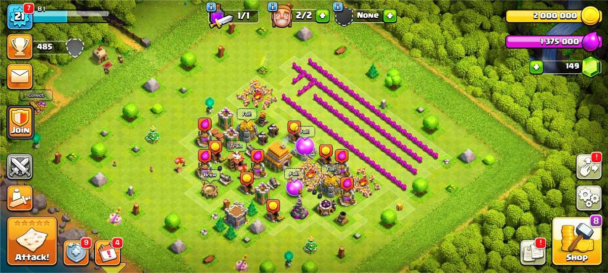 Game account sale Clash of Clans