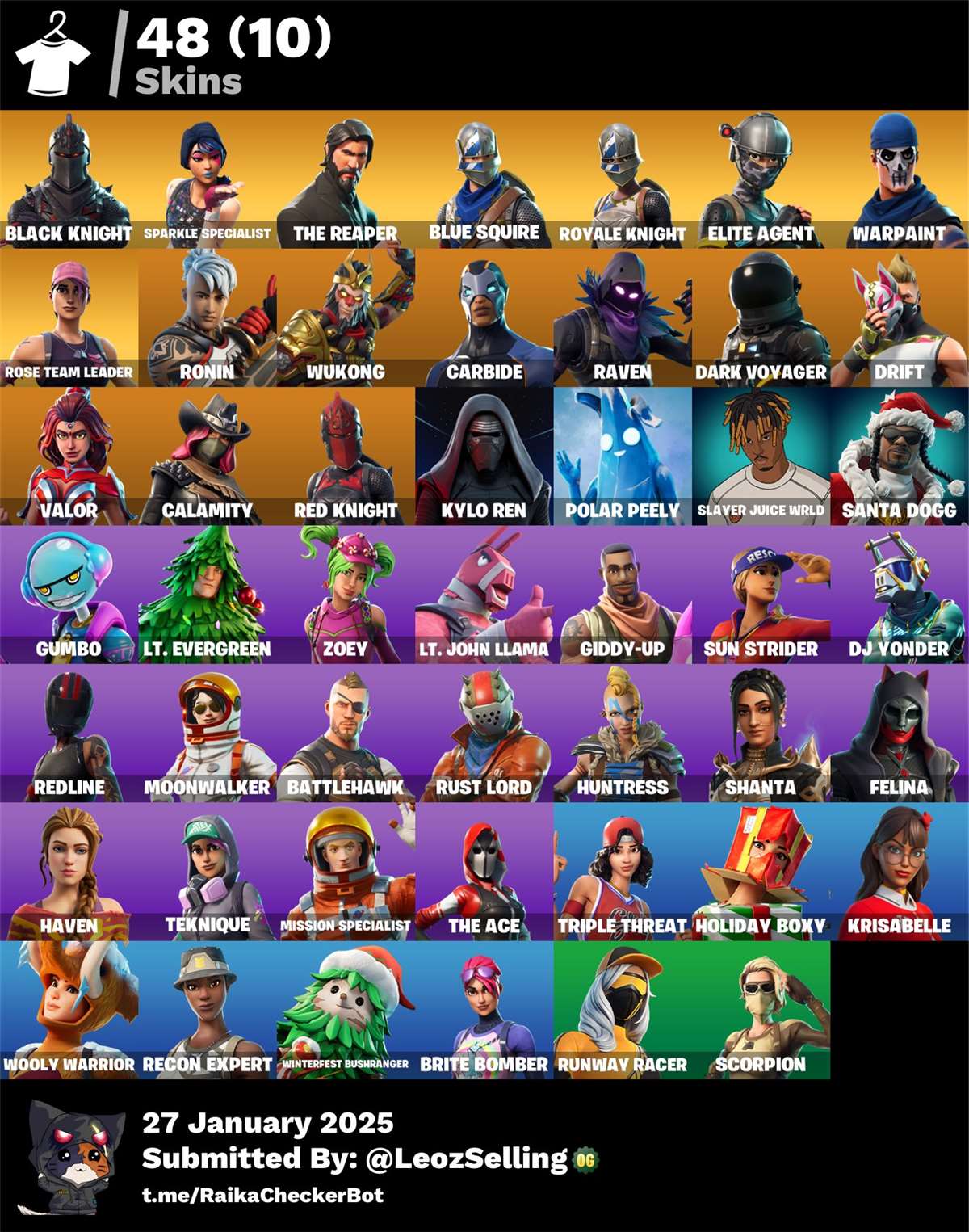 Game account sale Fortnite