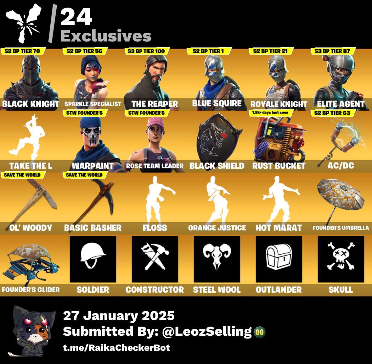 Game account sale Fortnite