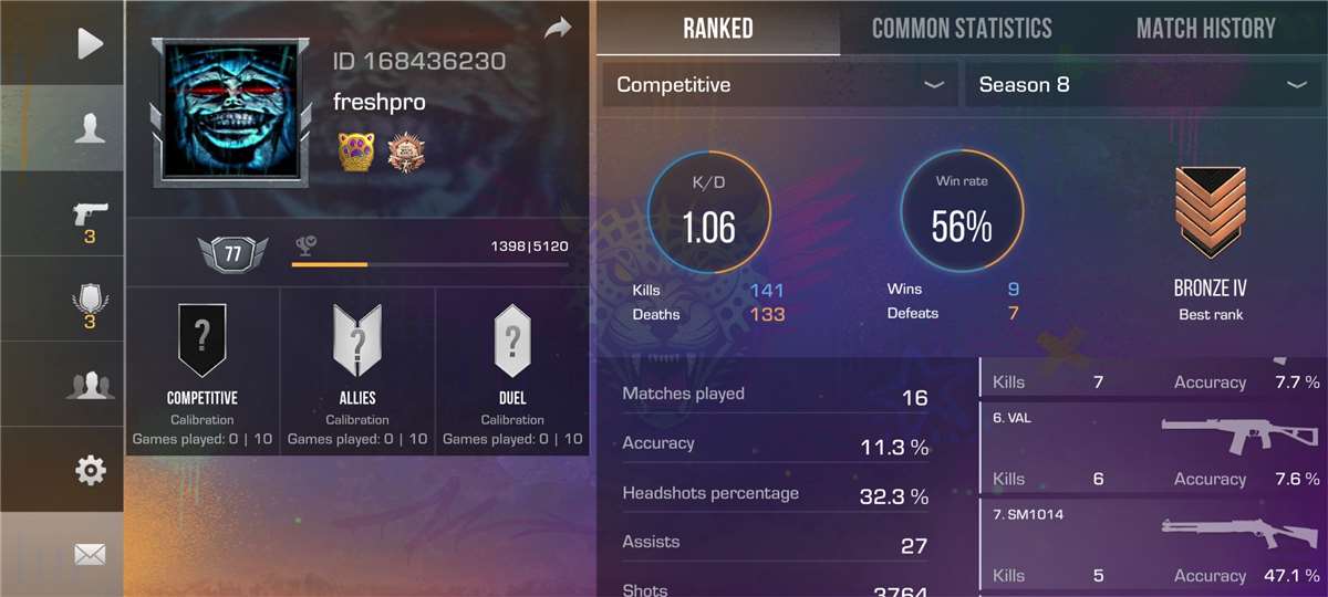Game account sale Standoff 2 Game account sale Standoff 2