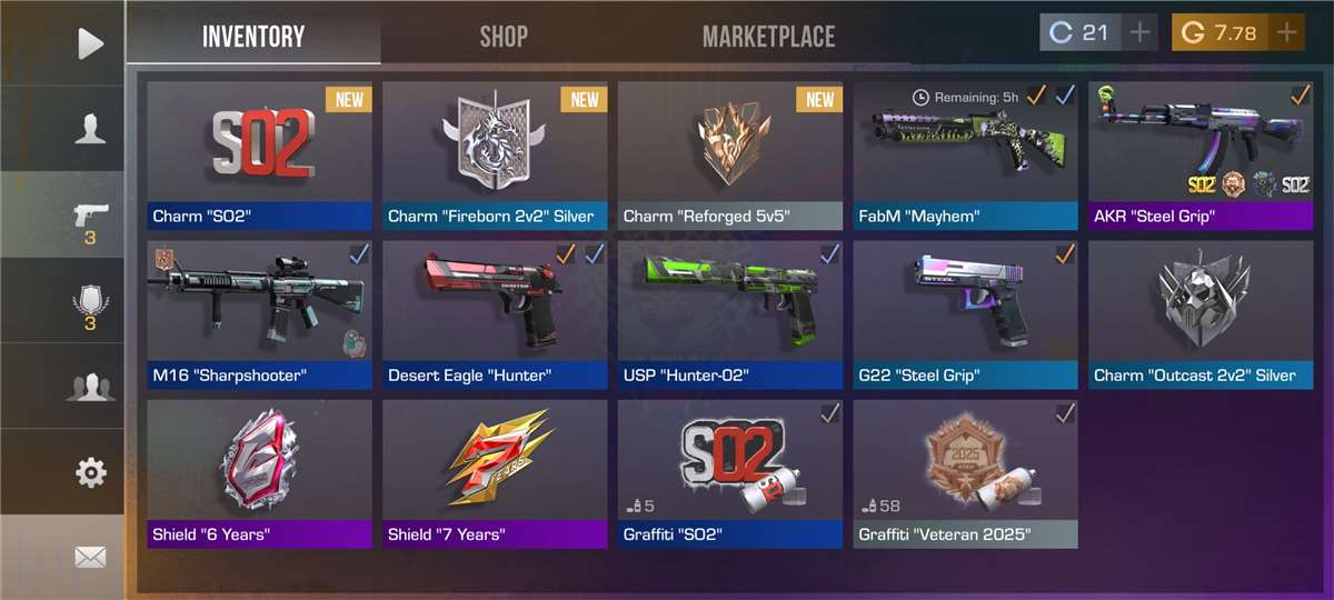 Game account sale Standoff 2 Game account sale Standoff 2