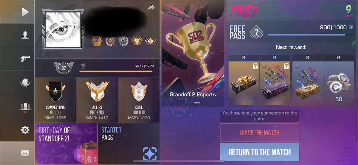Game account sale Standoff 2 Game account sale Standoff 2