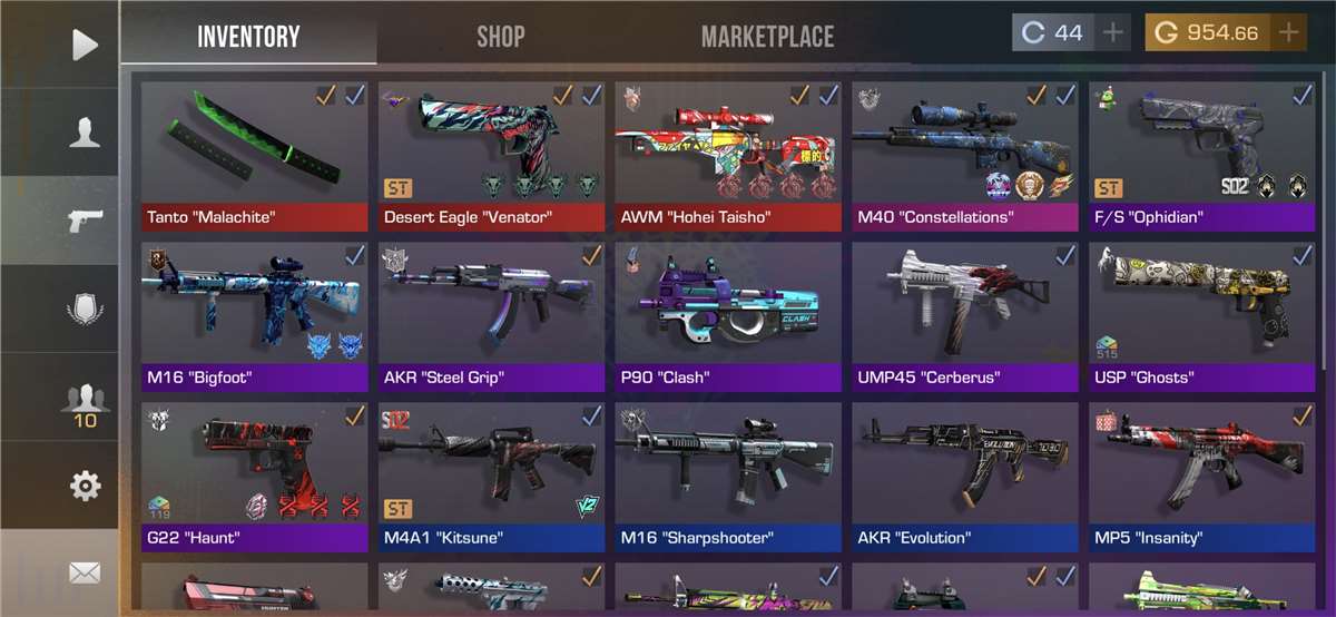 Game account sale Standoff 2 Game account sale Standoff 2