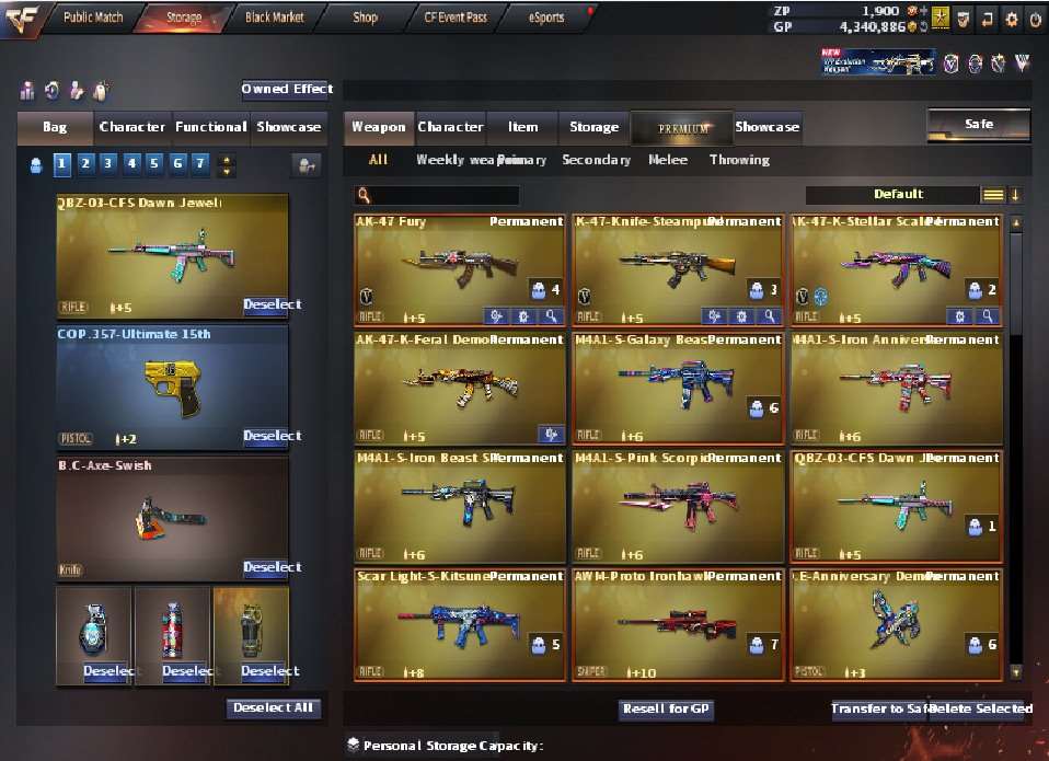 Game account sale CrossFire Game account sale CrossFire