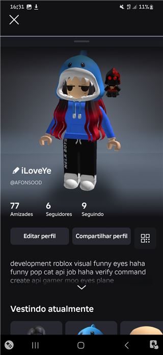 Contas Roblox