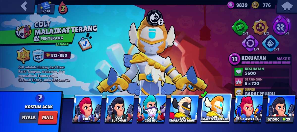 Penjualan akun permainan Brawl Stars Penjualan akun permainan Brawl Stars