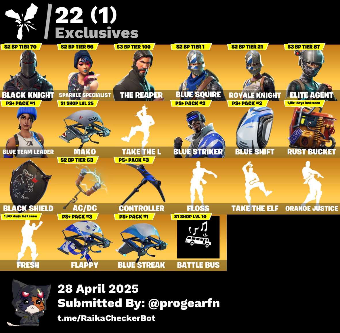 Game account sale Fortnite Game account sale Fortnite