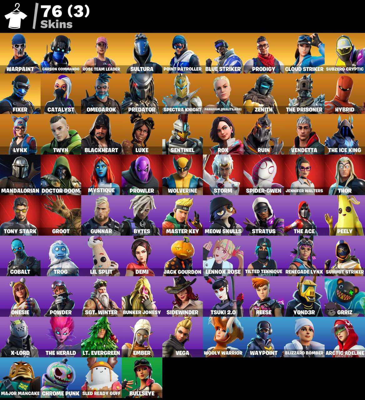 Game account sale Fortnite Game account sale Fortnite