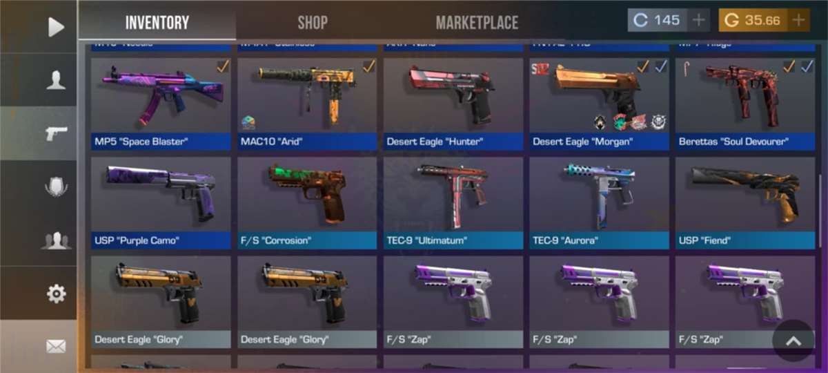 Game account sale Standoff 2