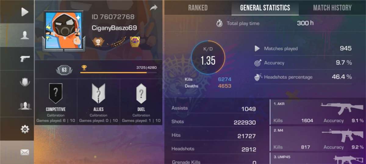 Game account sale Standoff 2