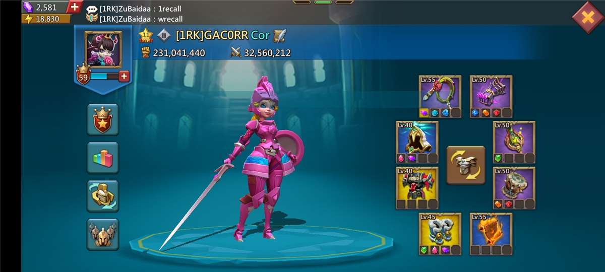Penjualan akun permainan Lords Mobile Penjualan akun permainan Lords Mobile