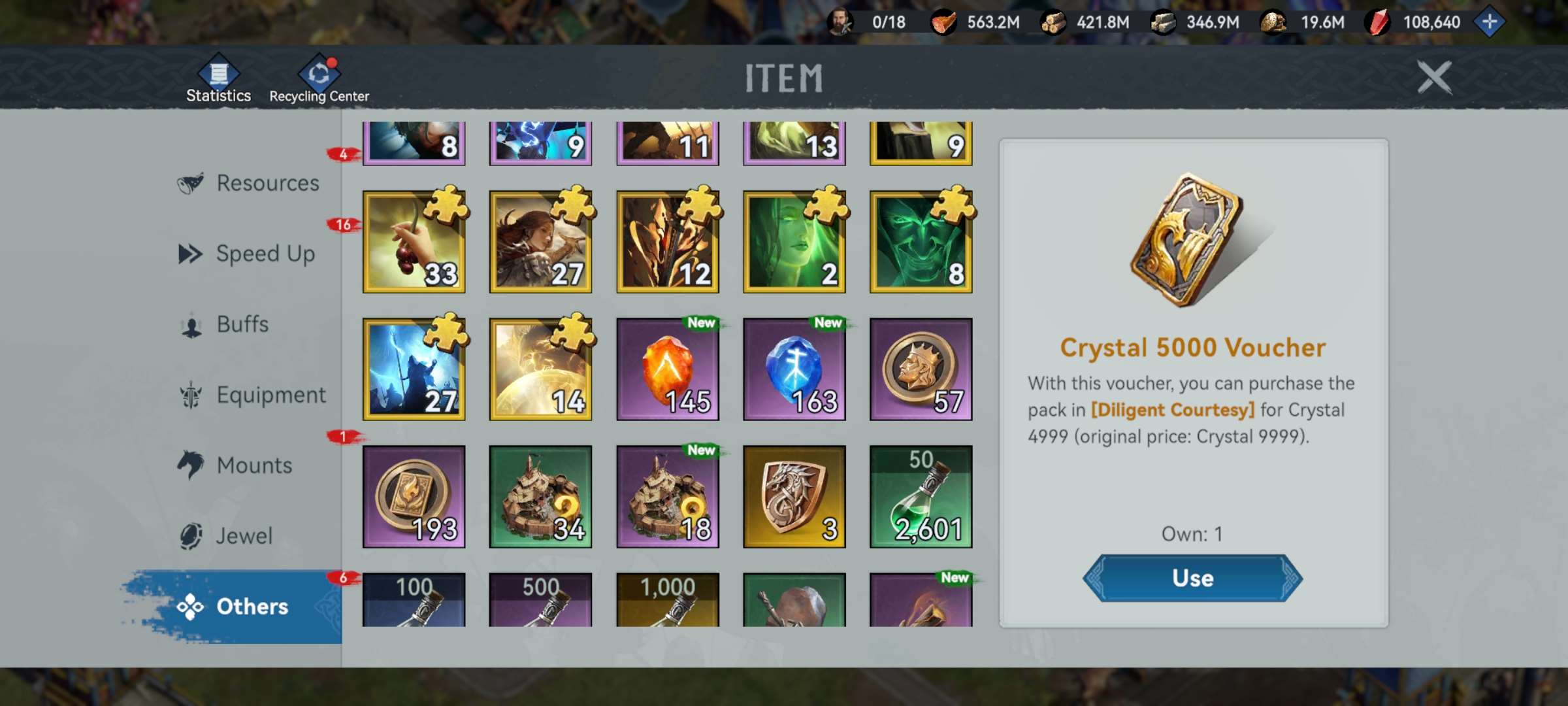 Game account sale Viking Rise