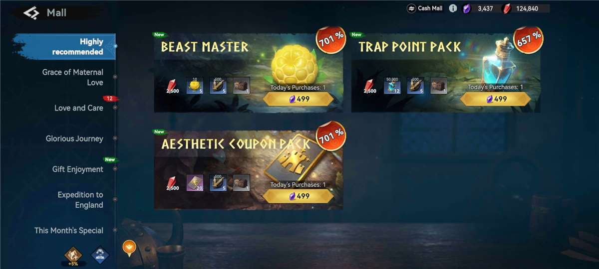 Game account sale Viking Rise