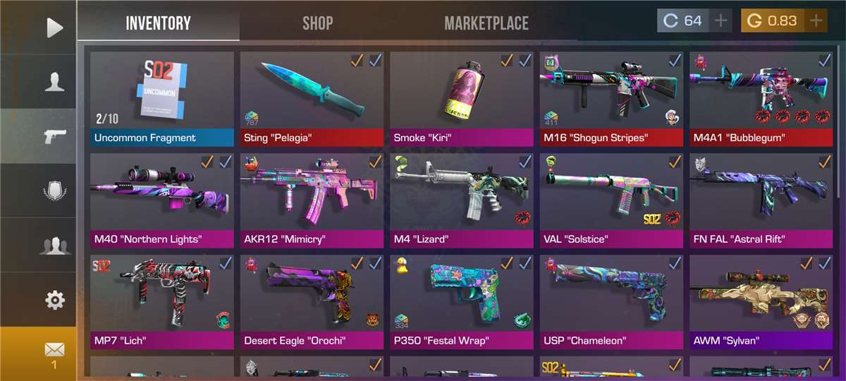 Game account sale Standoff 2 Game account sale Standoff 2