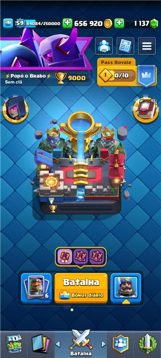 Contas Clash Royale
