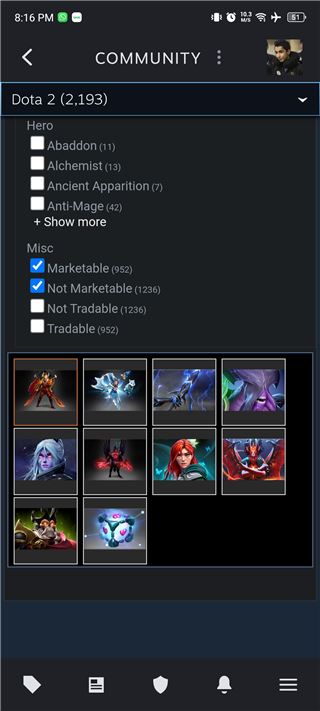 Accounts Dota 2