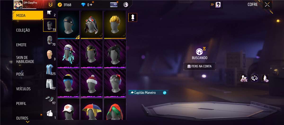 Venda de conta de jogo Free Fire Venda de conta de jogo Free Fire