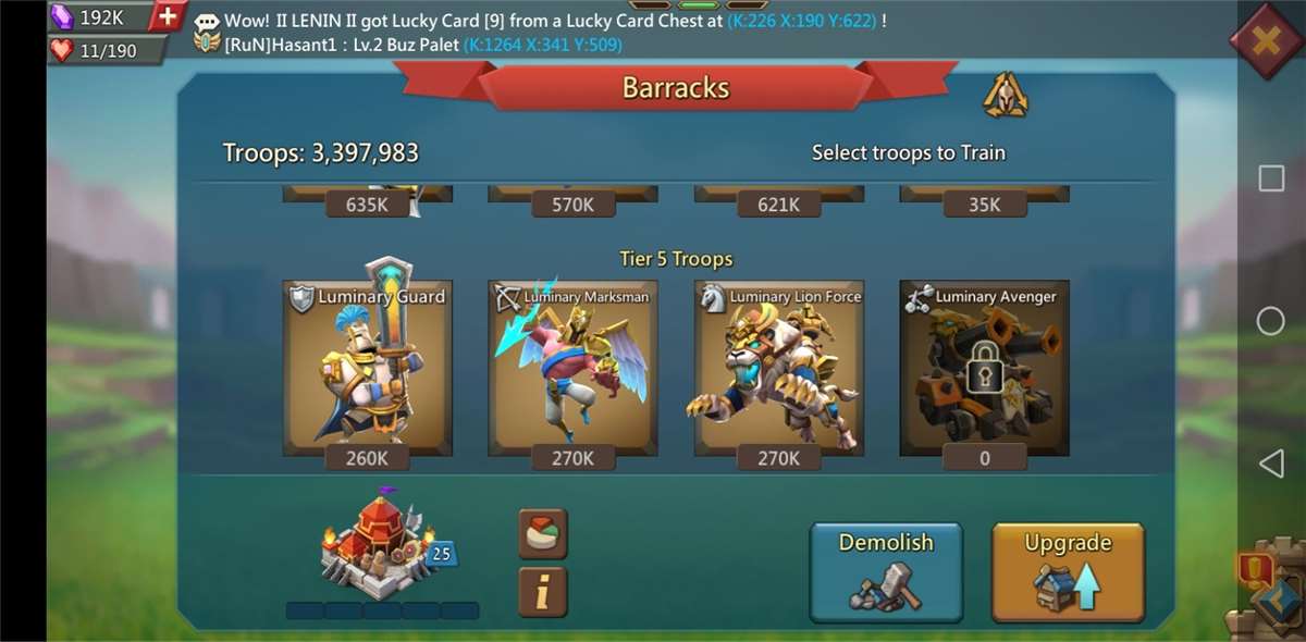 Game account sale Lords Mobile Game account sale Lords Mobile