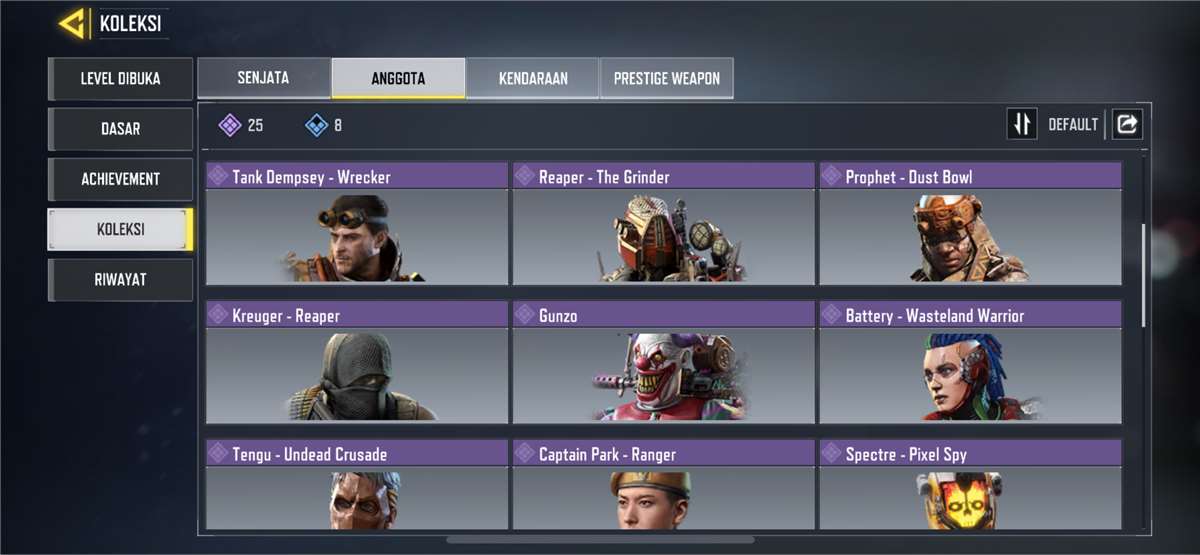 Penjualan akun permainan Call of Duty Mobile Penjualan akun permainan Call of Duty Mobile