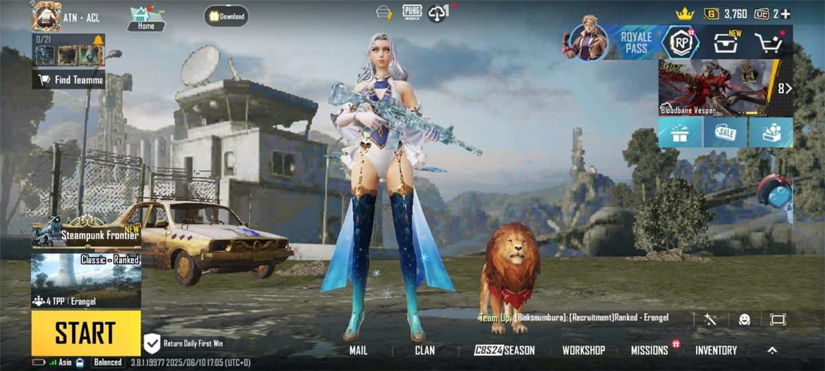 Penjualan akun permainan PUBG MOBILE Penjualan akun permainan PUBG MOBILE