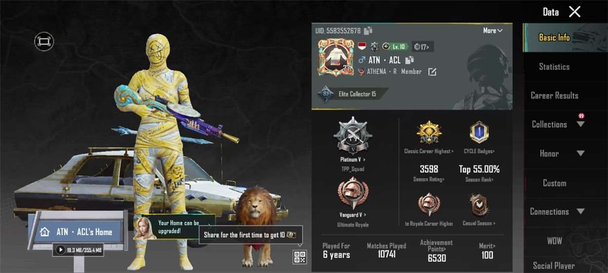 Penjualan akun permainan PUBG MOBILE Penjualan akun permainan PUBG MOBILE