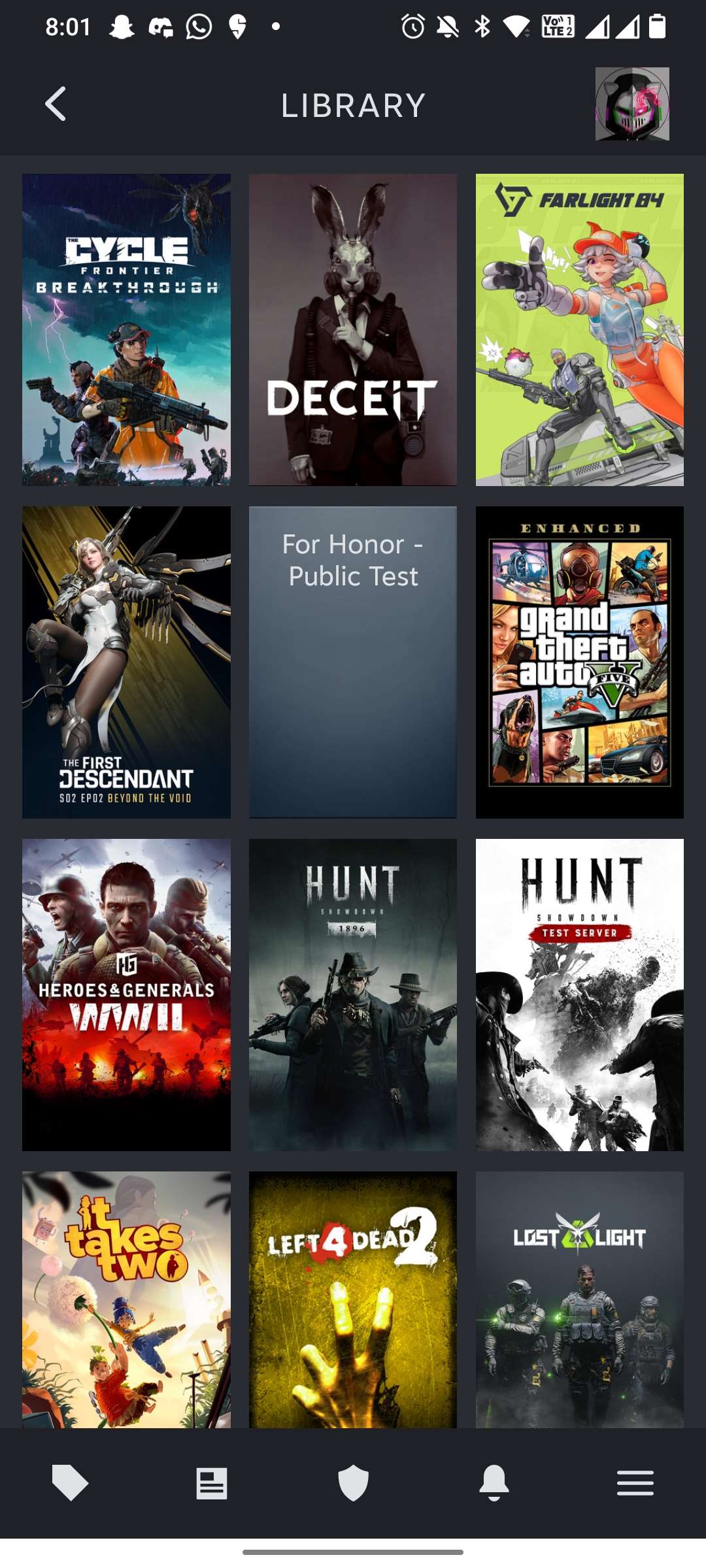 Game account sale Steam Game account sale Steam