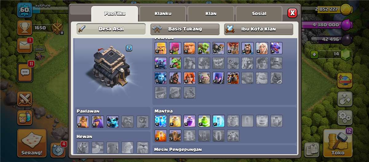 Game account sale Clash of Clans Game account sale Clash of Clans