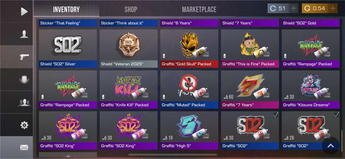 Game account sale Standoff 2 Game account sale Standoff 2