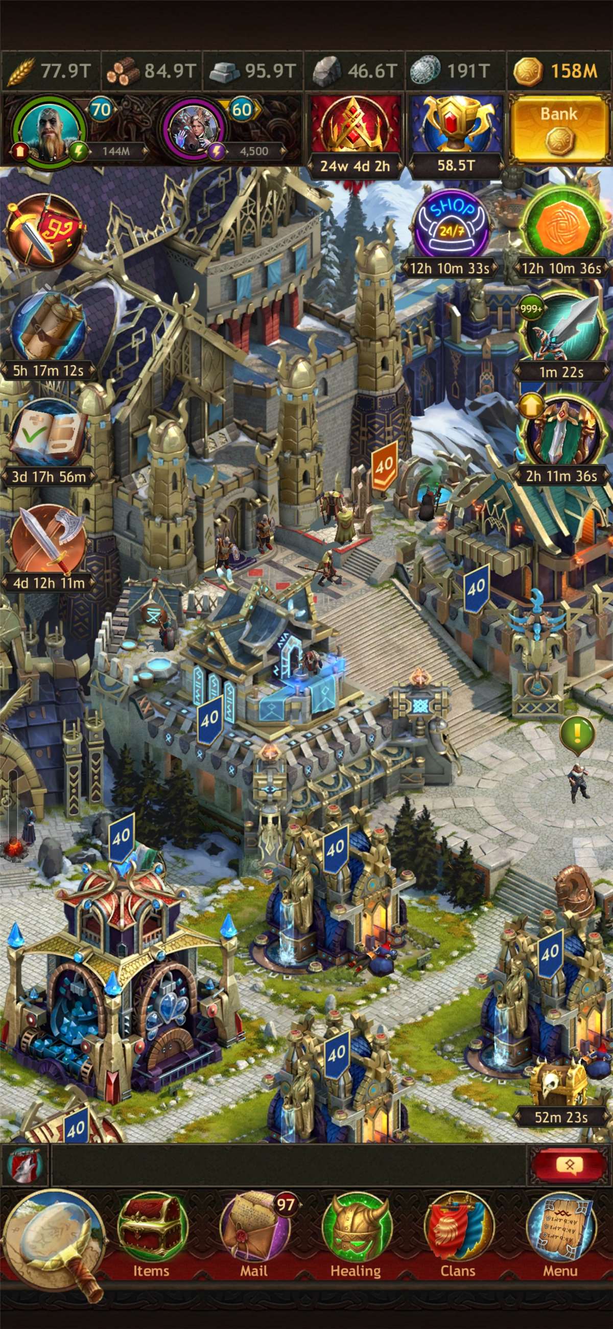 Game account sale Vikings war of clans Game account sale Vikings war of clans