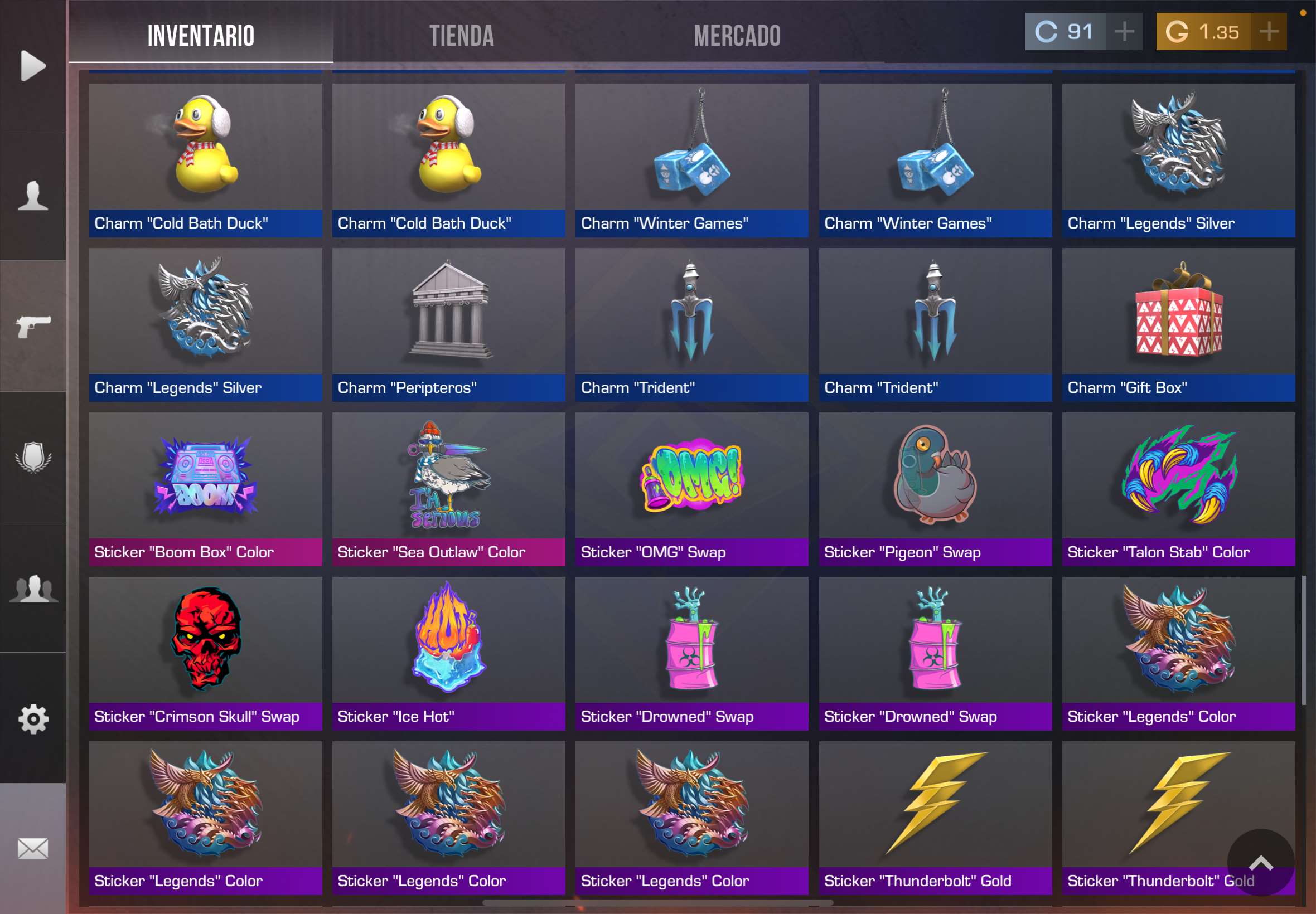 Game account sale Standoff 2 Game account sale Standoff 2