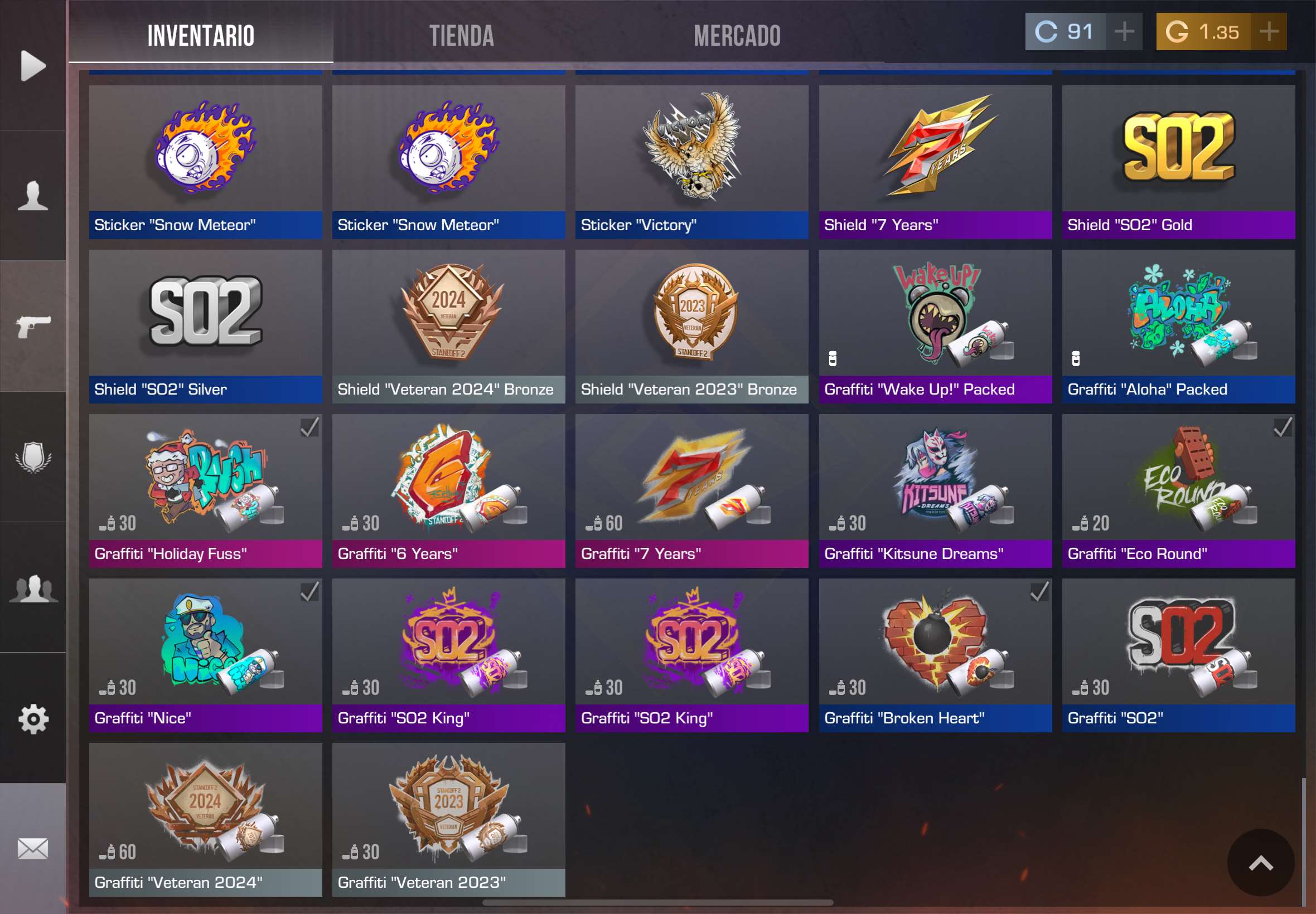 Game account sale Standoff 2 Game account sale Standoff 2