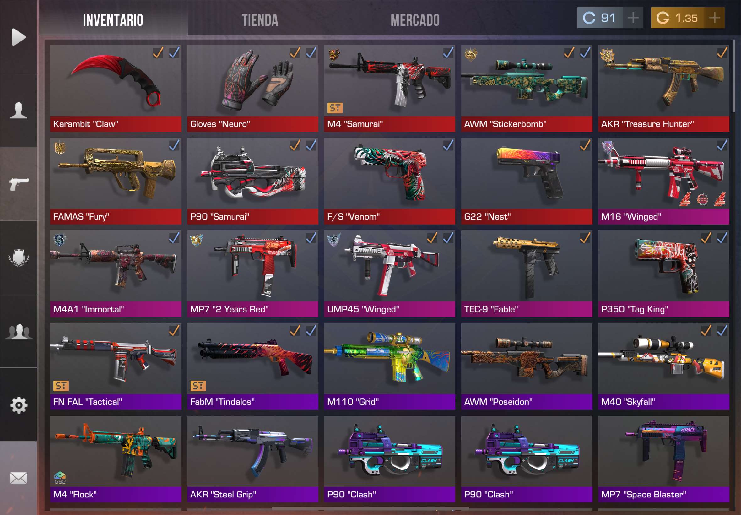 Game account sale Standoff 2 Game account sale Standoff 2