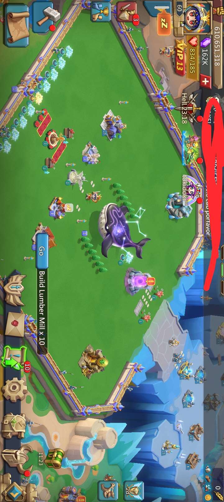 Game account sale Lords Mobile