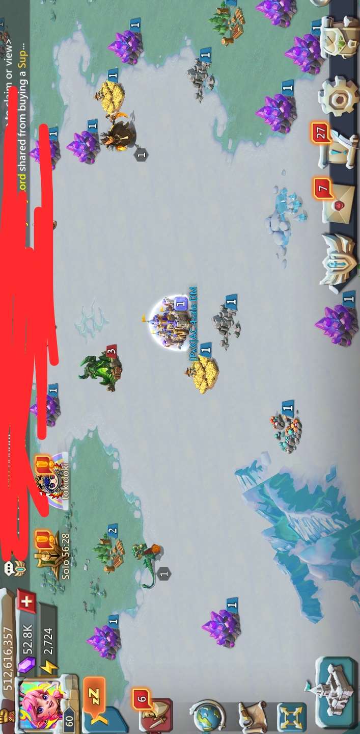 Game account sale Lords Mobile