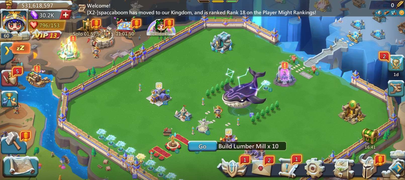 Game account sale Lords Mobile