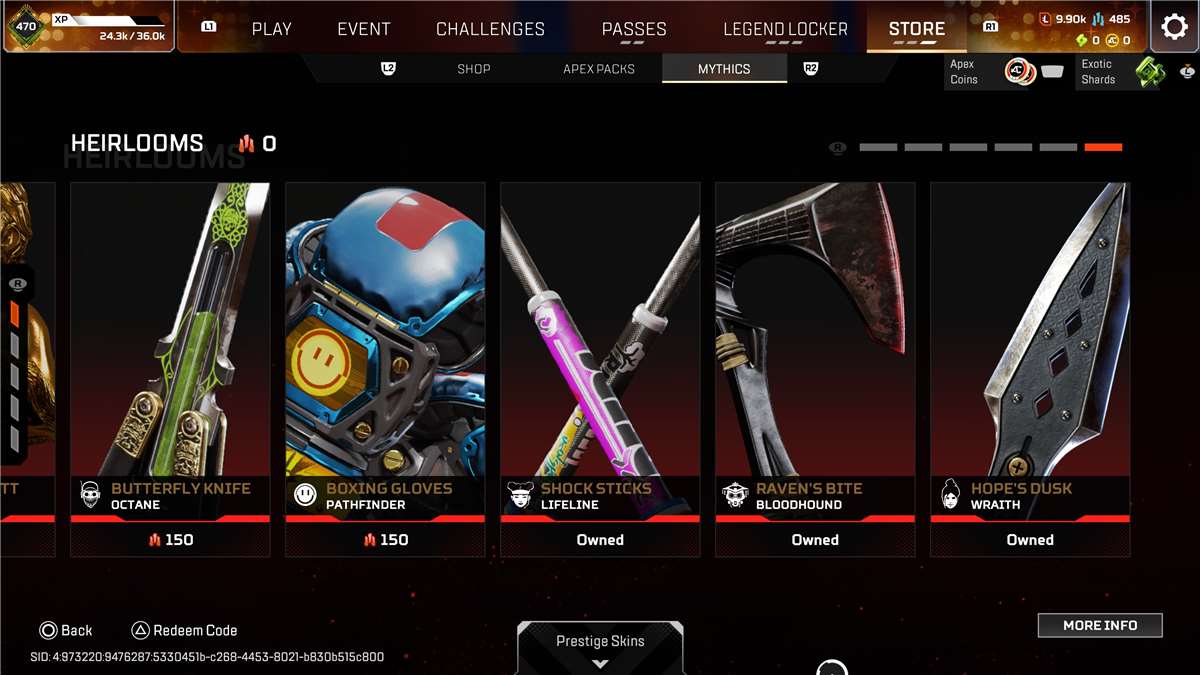 Game account sale Apex Legends Game account sale Apex Legends