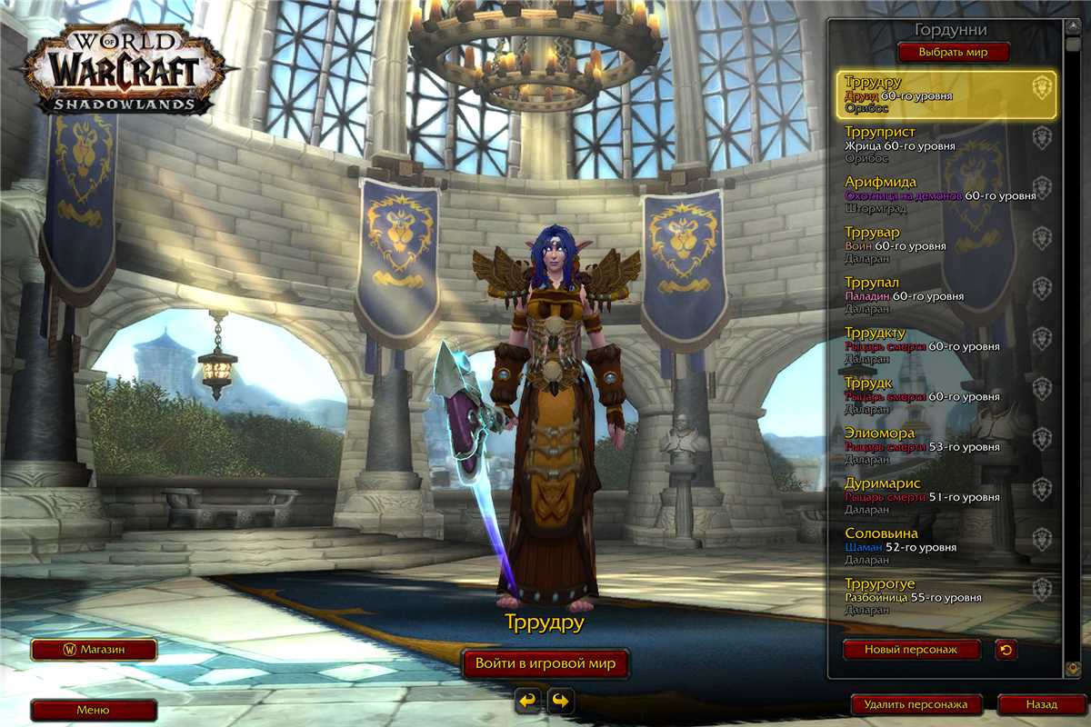 Game account sale World of Warcraft (WoW)