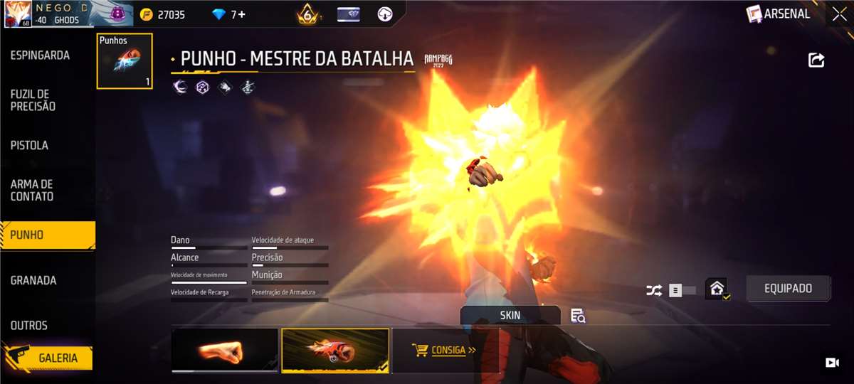 Venda de conta de jogo Free Fire Venda de conta de jogo Free Fire