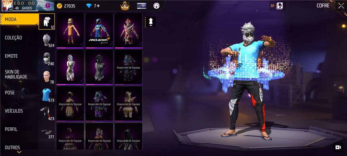 Venda de conta de jogo Free Fire Venda de conta de jogo Free Fire