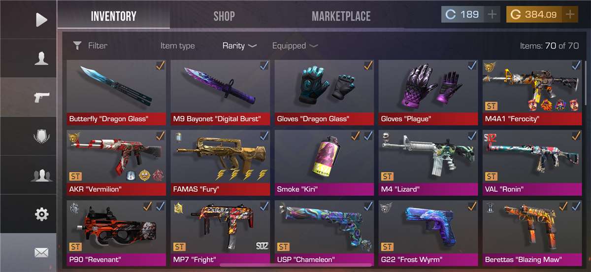 Game account sale Standoff 2 Game account sale Standoff 2