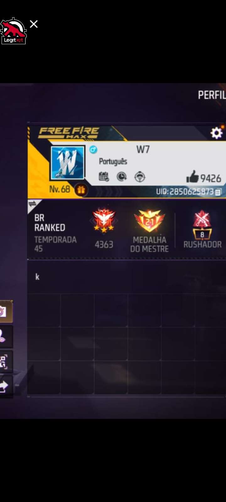 Venda de conta de jogo Free Fire Venda de conta de jogo Free Fire