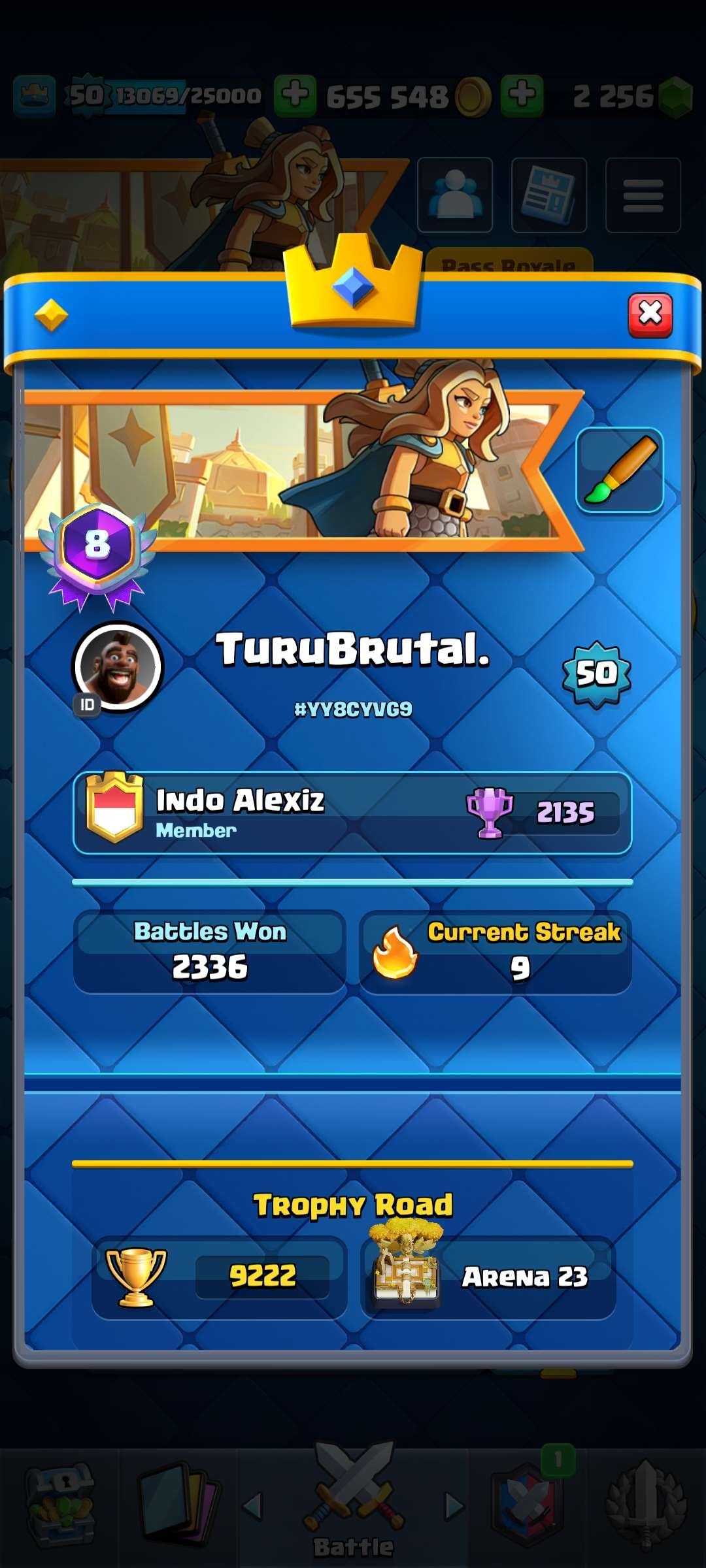 Penjualan akun permainan Clash Royale Penjualan akun permainan Clash Royale