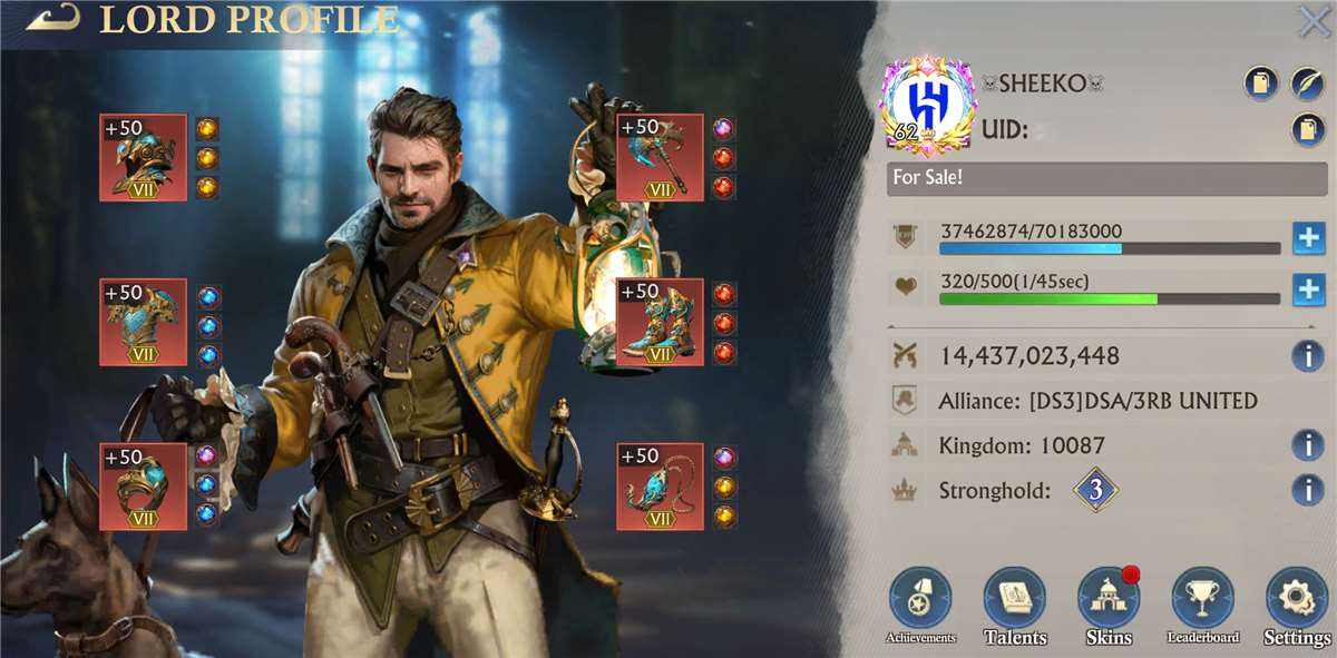Game account sale Stormshot: isle of adventure