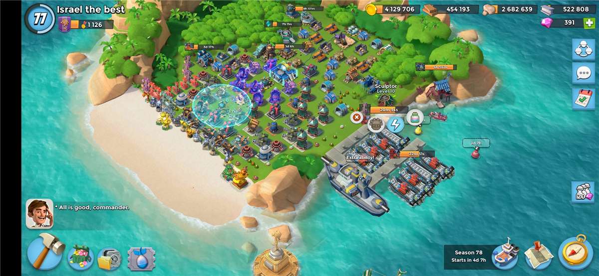 Venda de conta de jogo Boom Beach Venda de conta de jogo Boom Beach