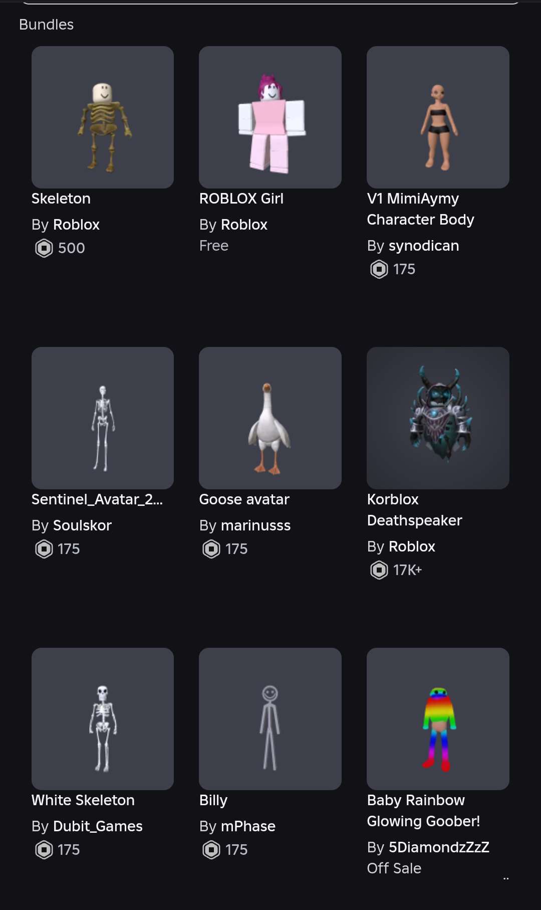 Game account sale Roblox Game account sale Roblox