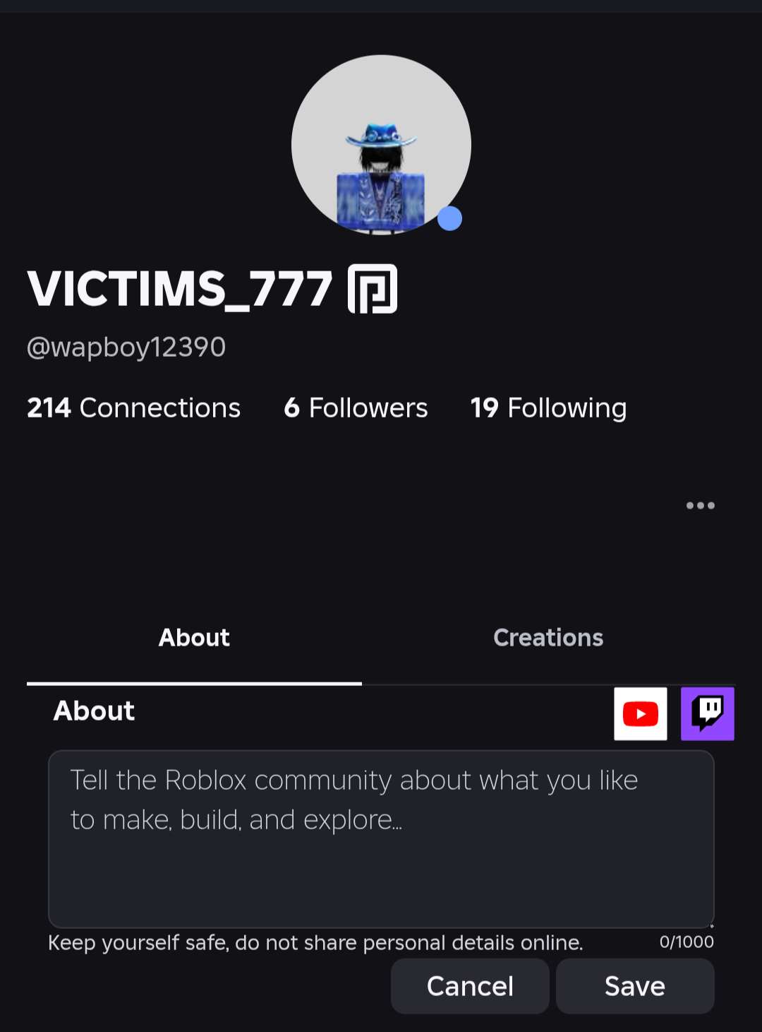 Game account sale Roblox Game account sale Roblox
